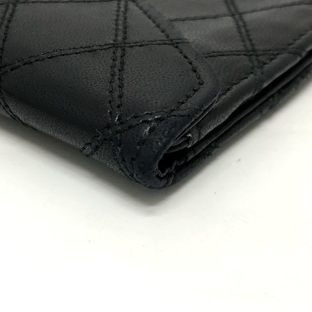CHANEL Authentic Black Lambskin Leather Wallet - Picture 6 of 16